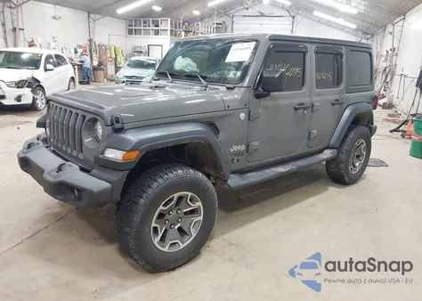 2019 Jeep Wrangler Unlimited Sport S 4X4 from USA, damaged, VIN 1C4HJXDN8KW593086